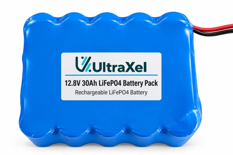 12.8V 30Ah Wide Temp LiFePO₄ Battery Pack For Environmental Monitoring