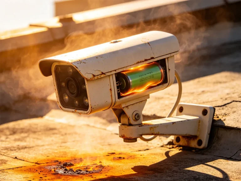 Camera Battery In Heat