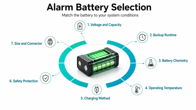 Alarm Battery Selection
