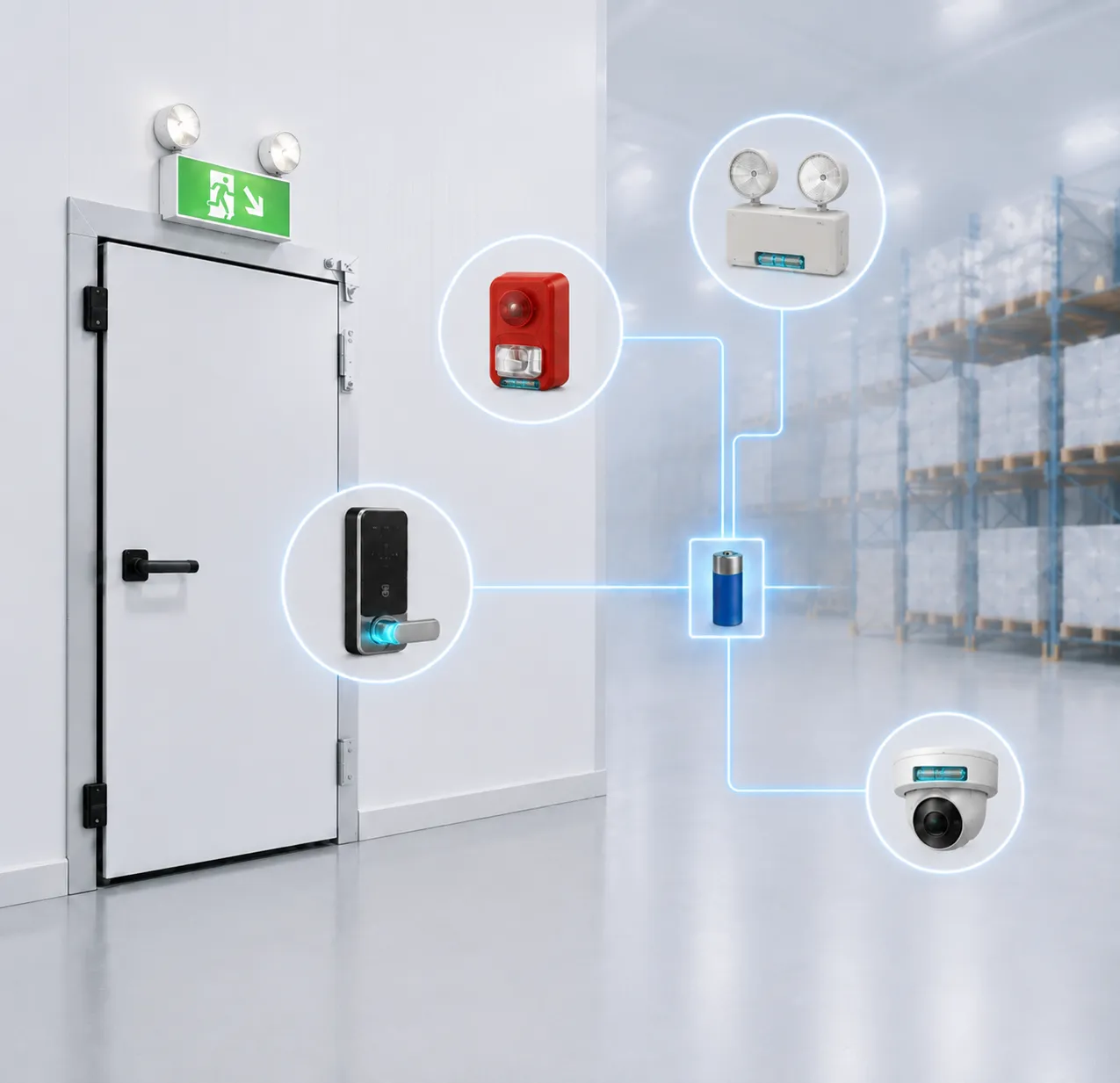 Cold Storage Backup Battery 1