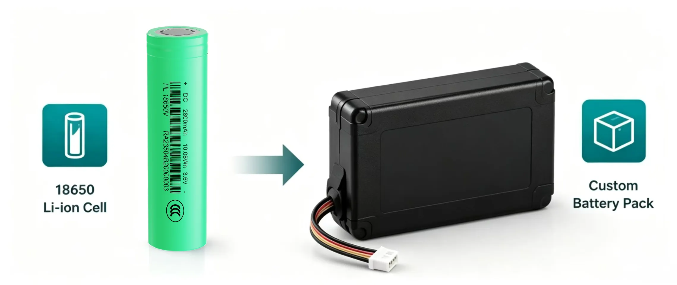 From UltraXel 18650 Cell to Custom Battery Pack