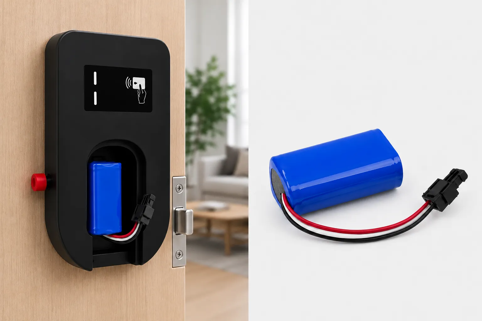 Solar Smart Lock Battery