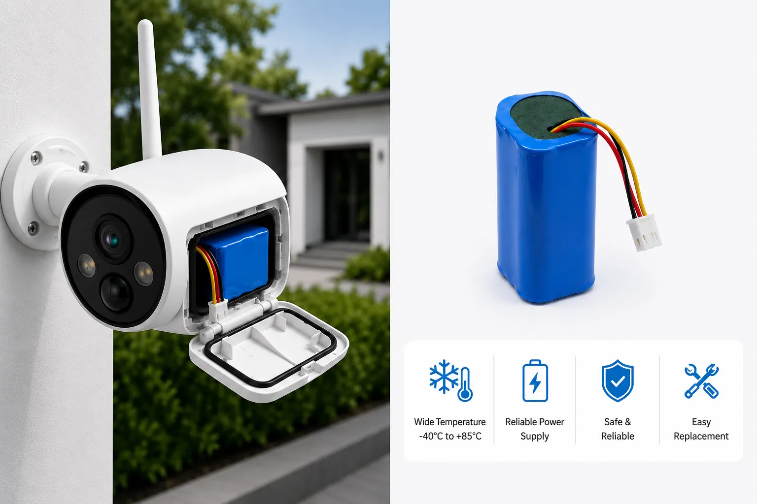 Wireless Security Camera Battery