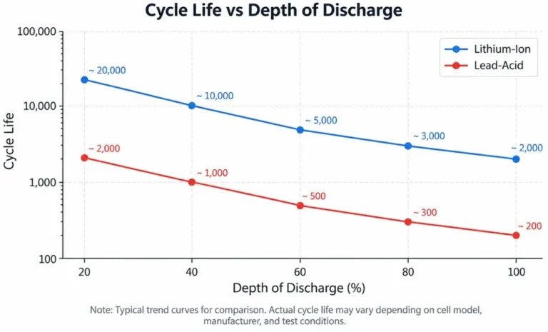 Lithium Vs Lead Acid Cycle Life