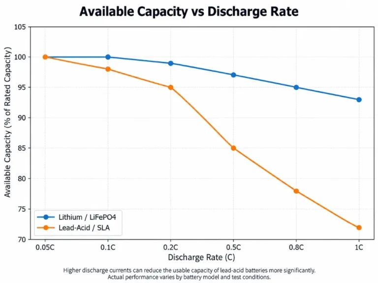 Lithium Vs Lead Acid Discharge Rate