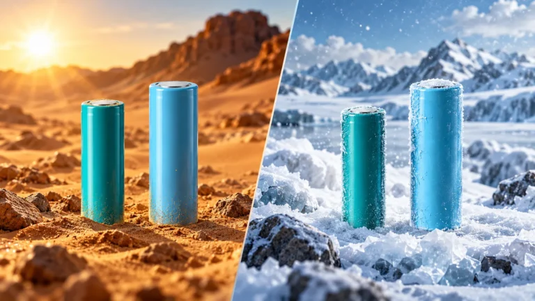 18650 And 21700 Battery In Different Environment