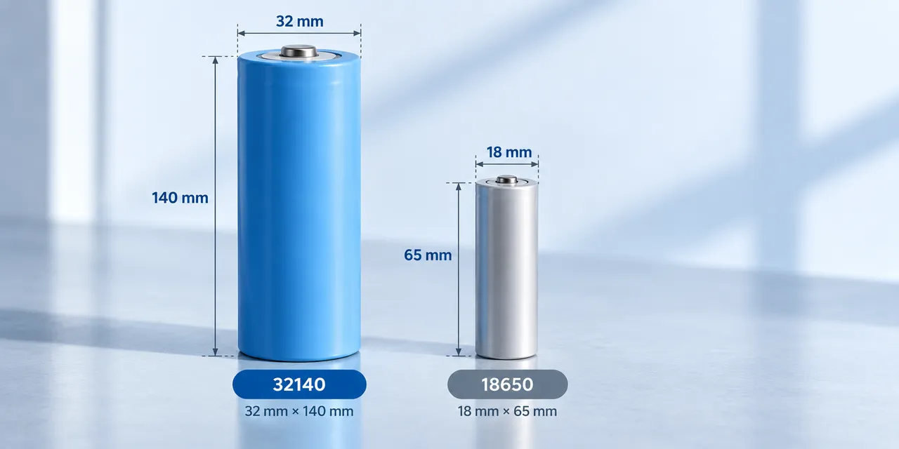 32140 Vs 18650 Battery Differences & How To Choose