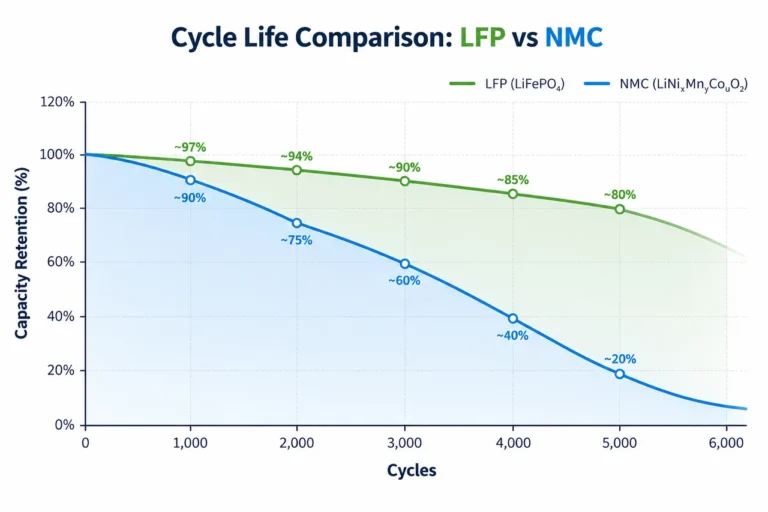 LFP Vs NMC In Cycle Life