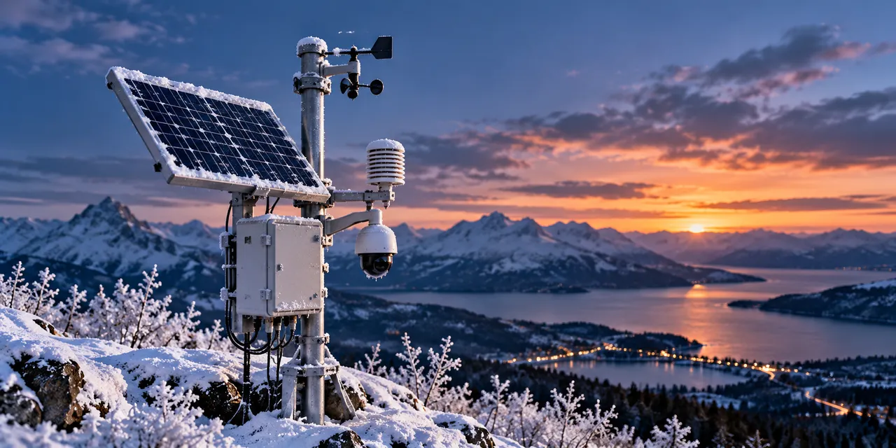 Outdoor monitoring station