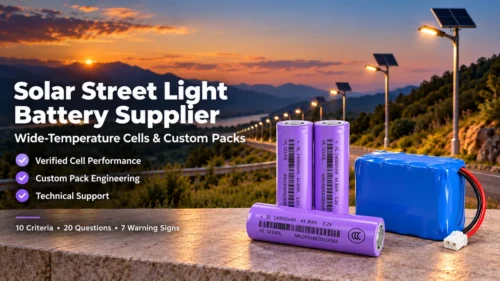 Solar Street LightBattery Supplier
