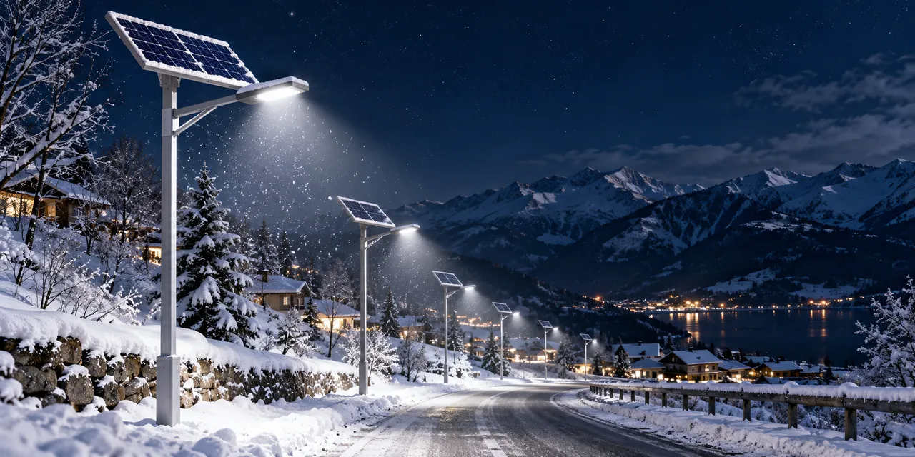 Solar street lighting