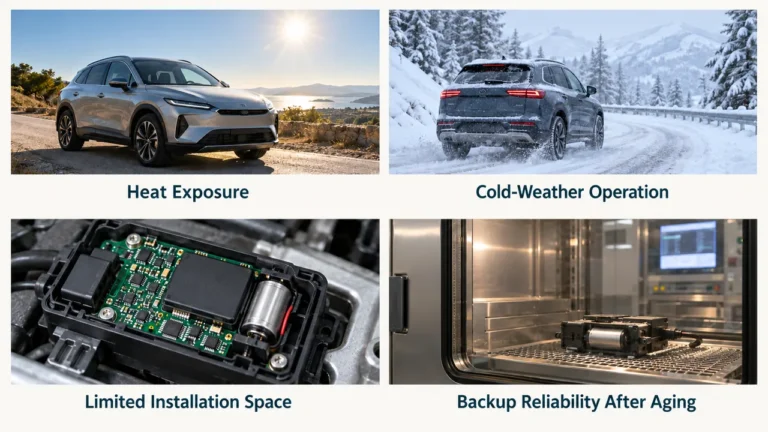ECall Backup Batteries